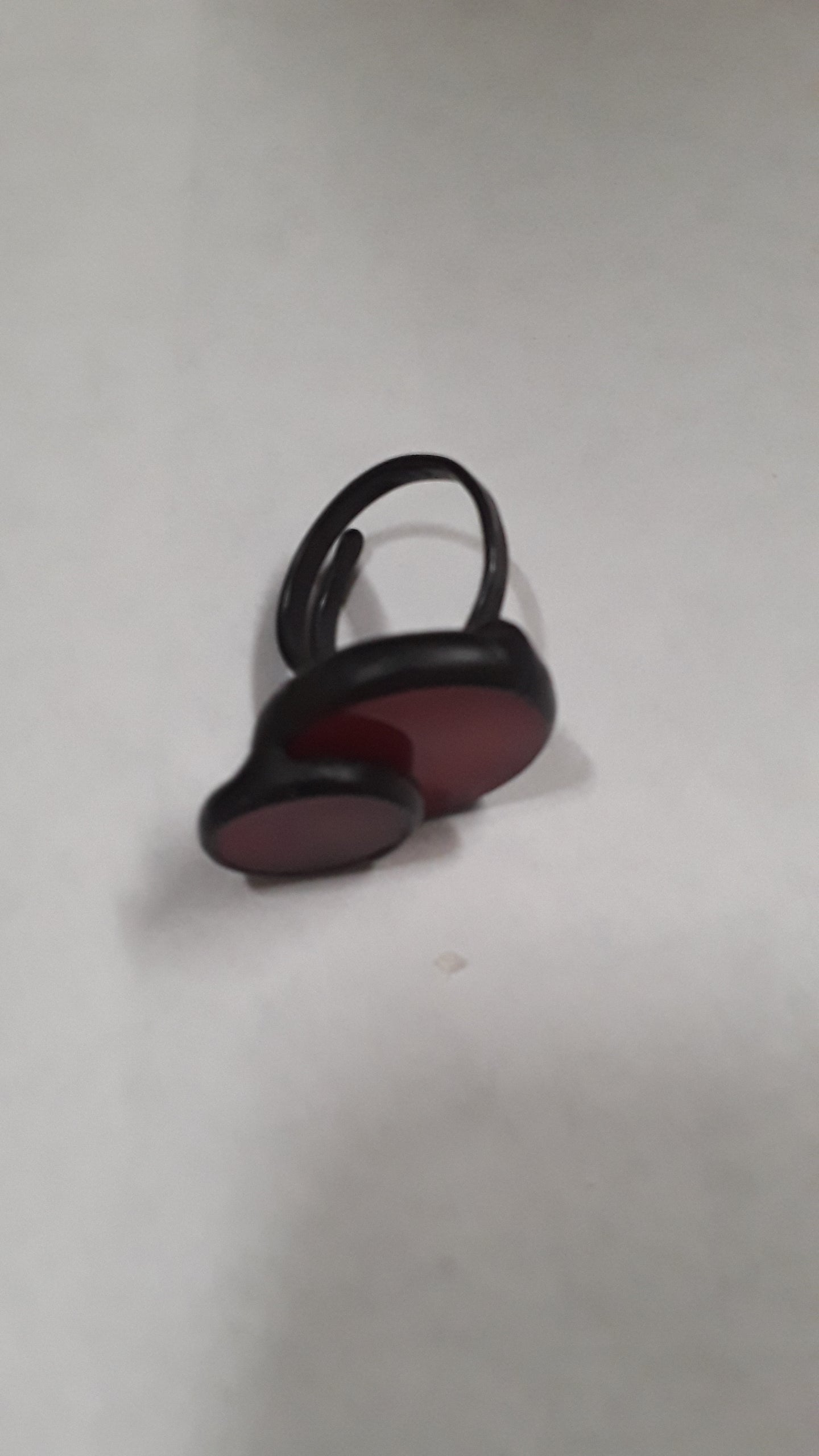 Red Stained Glass Ring