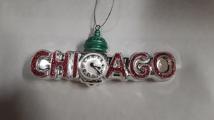 Chicago Clock Ornament