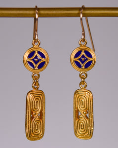 Ada Arts and Crafts Drop Earrings