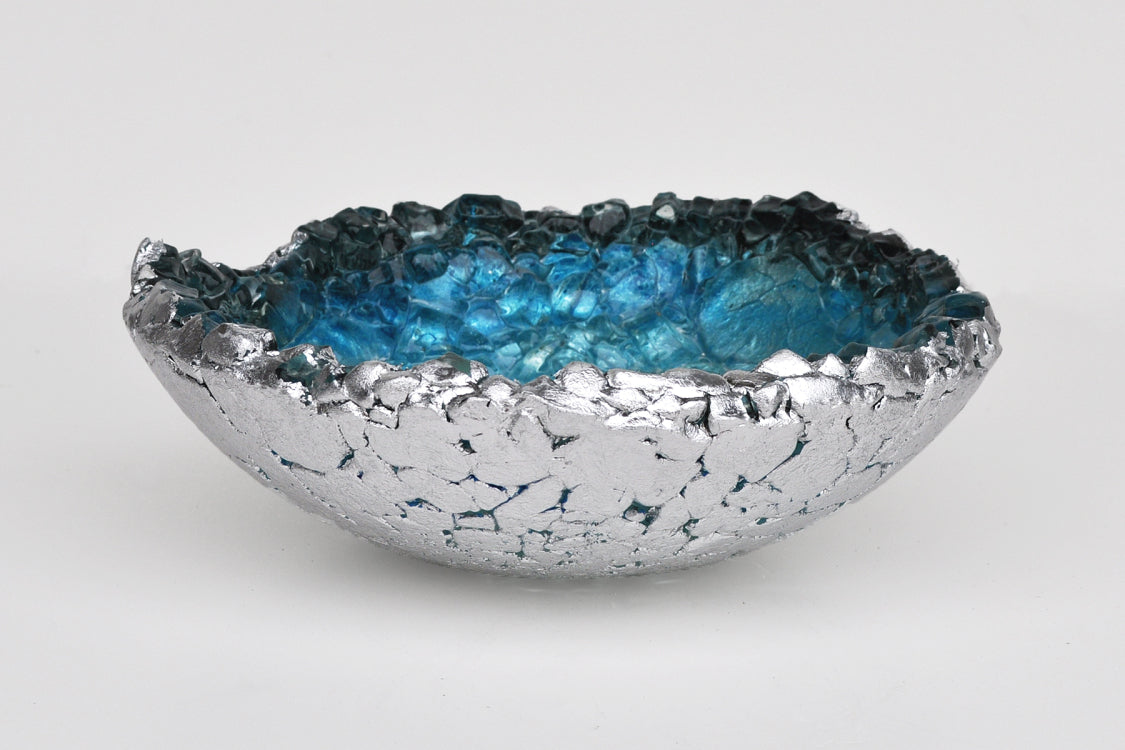 Atlantic Rim  Reclaimed Glass Bowl