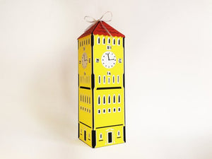 Clock Tower Paper Gift Box