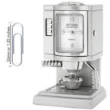 Espresso Machine Miniature Clock