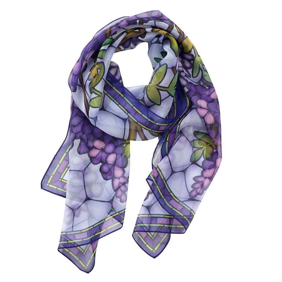 Metropolitan Museum of Art Louis C. Tiffany Iris Scarf, Iris