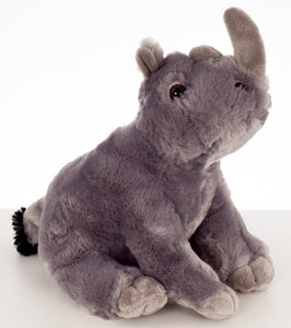 10'' Rhino Stuffed Animal