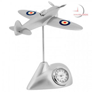 Spitfire Airplane Miniature Clock