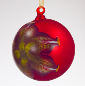 Tiffany Favrile Glass Ornament Set