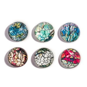 Louis Comfort Tiffany Stained Glass Magnets