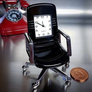 Office Chair Miniature Clock