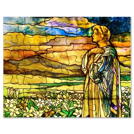 Tiffany Field of Lilies Puzzle