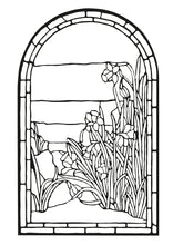 TIFFANY STAINED GLASS COLORING CARDS